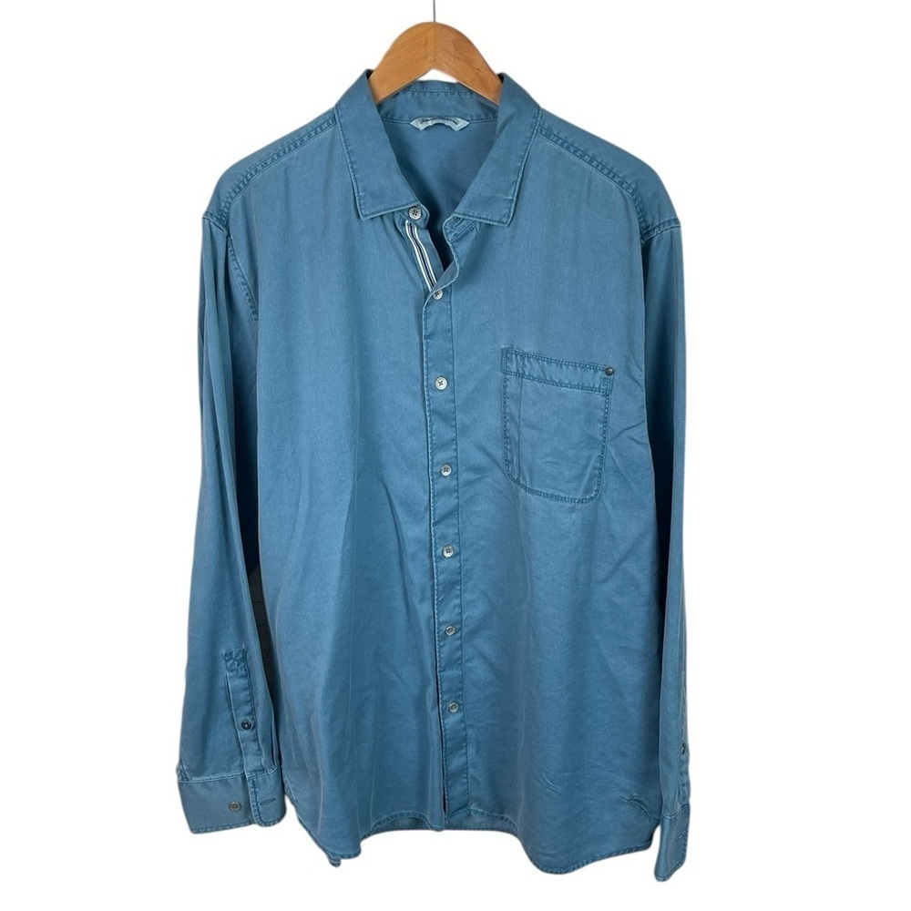 BF1547 Men’s Tommy Bahama casual Beach Button Down Shirt XL